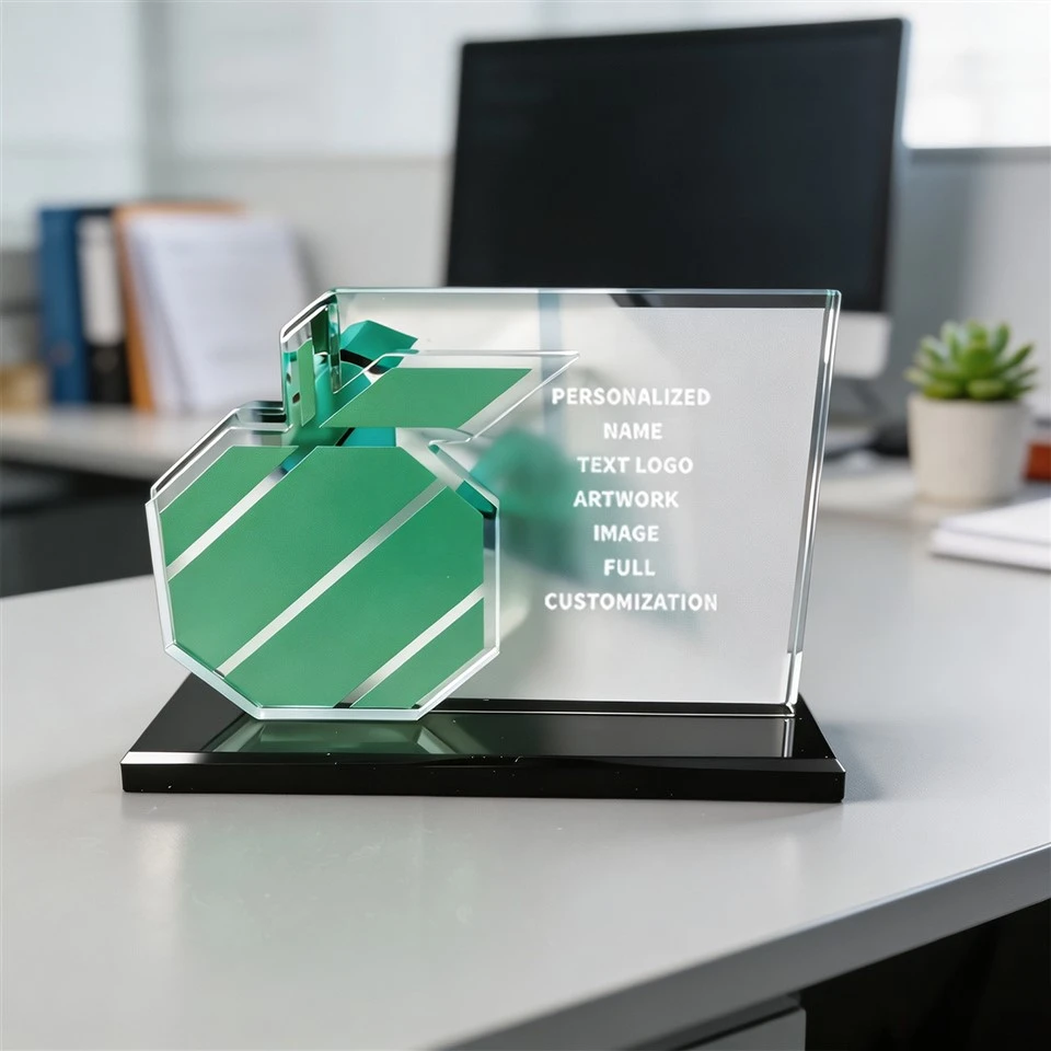 Green Apple Crystal Award