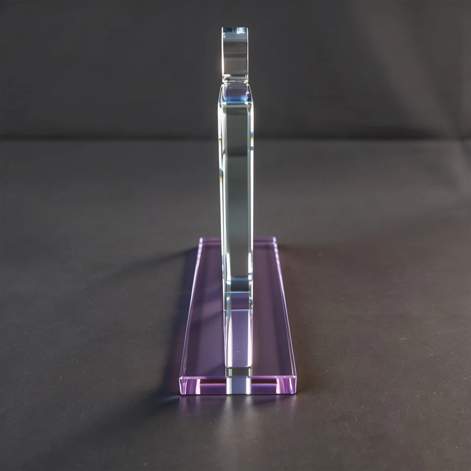 Personalized Dual Figure Crystal Award factory